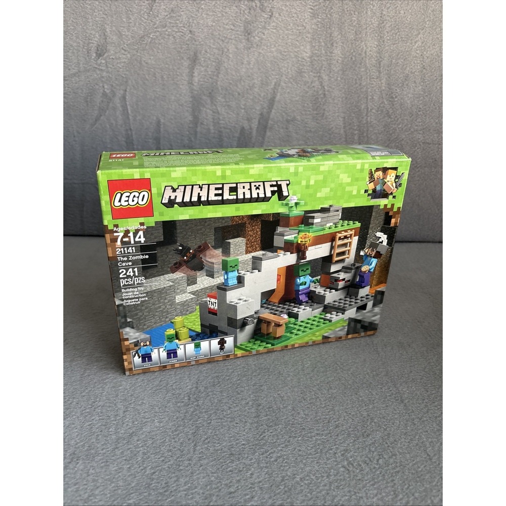 LEGO Minecraft: The Zombie Cave #21141 Complete Set 241 Pieces Ages 7-14 sealed